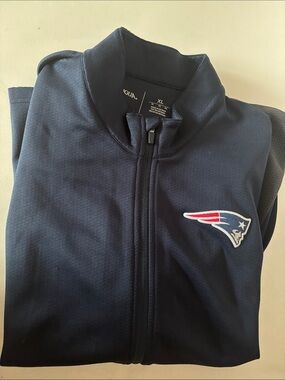 New England Patriots Navy Full-Zip Jacket